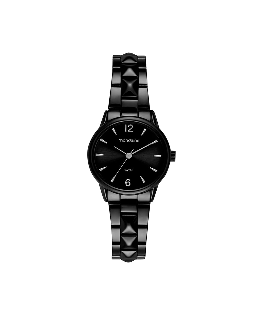 kit relógio feminino mondaine analógico 32865lpmvpe2kc preto