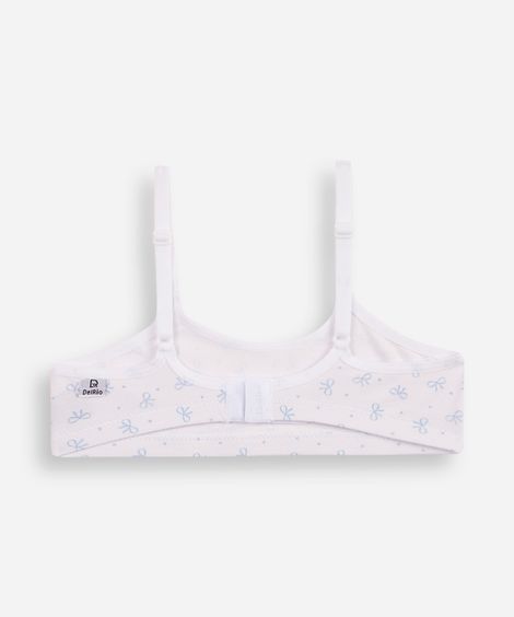 kit de 2 sutiãs infantil miss delrio colorido