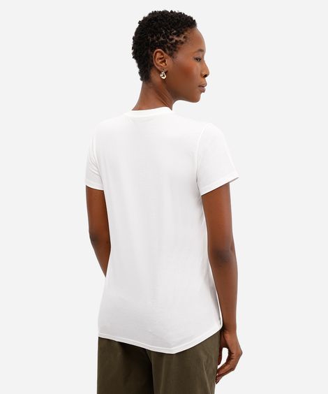 camiseta feminina brasil pack off white