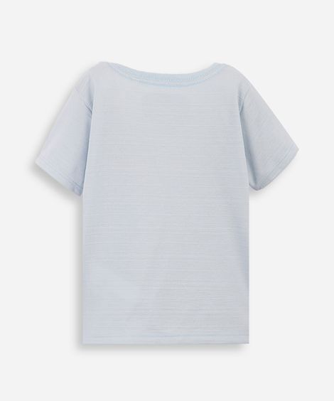 camiseta infantil texturizada homem aranha azul