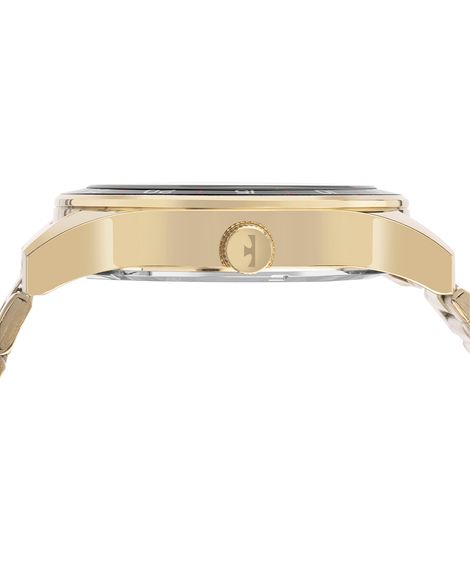 relógio masculino technos multifunção 6p25bx1p dourado