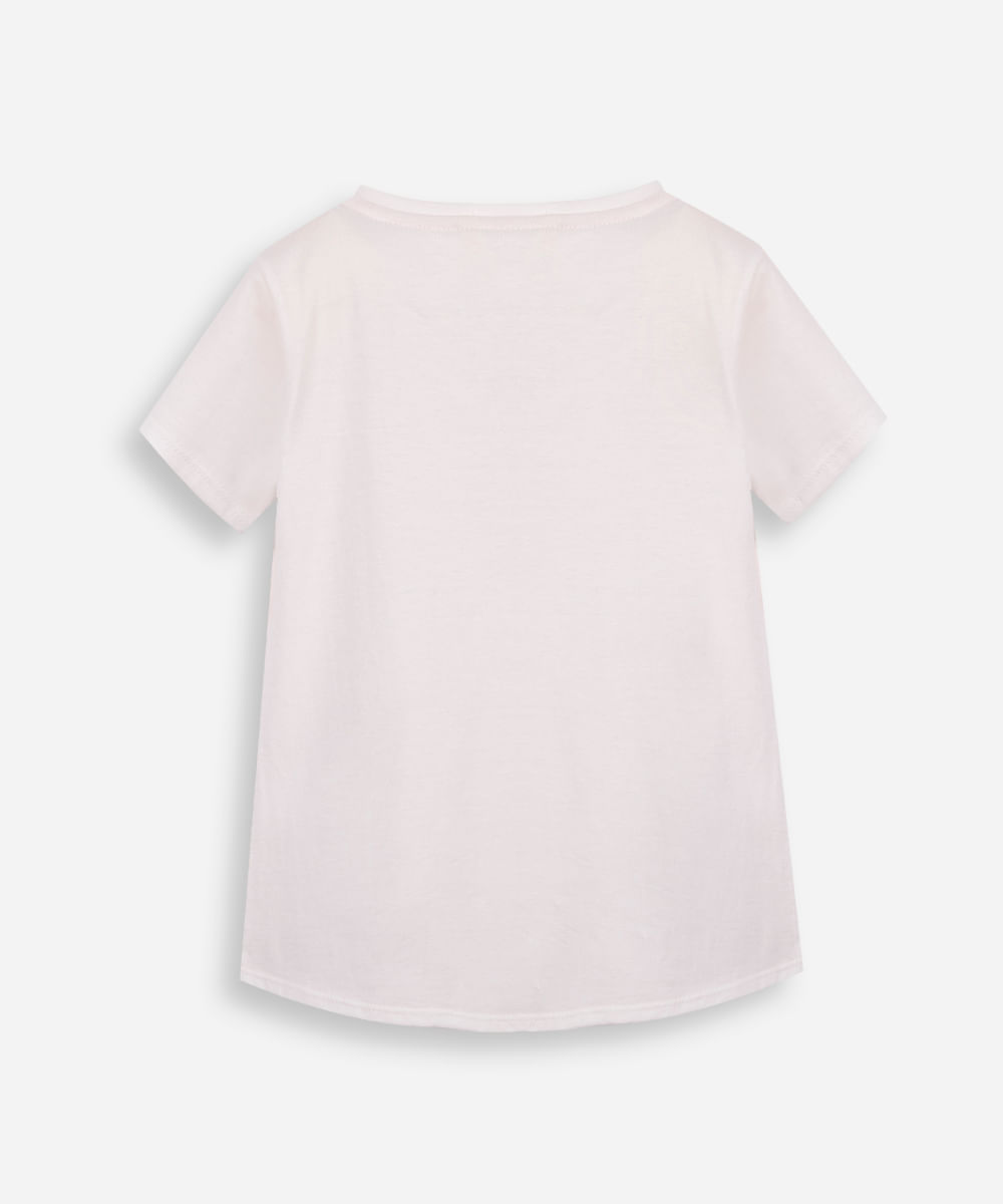 camiseta infantil patrulha canina off white