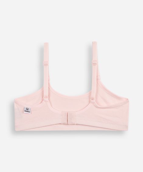 kit de 2 sutiãs infantil miss delrio  colorido