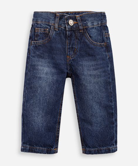 calça infantil jeans ballon  azul
