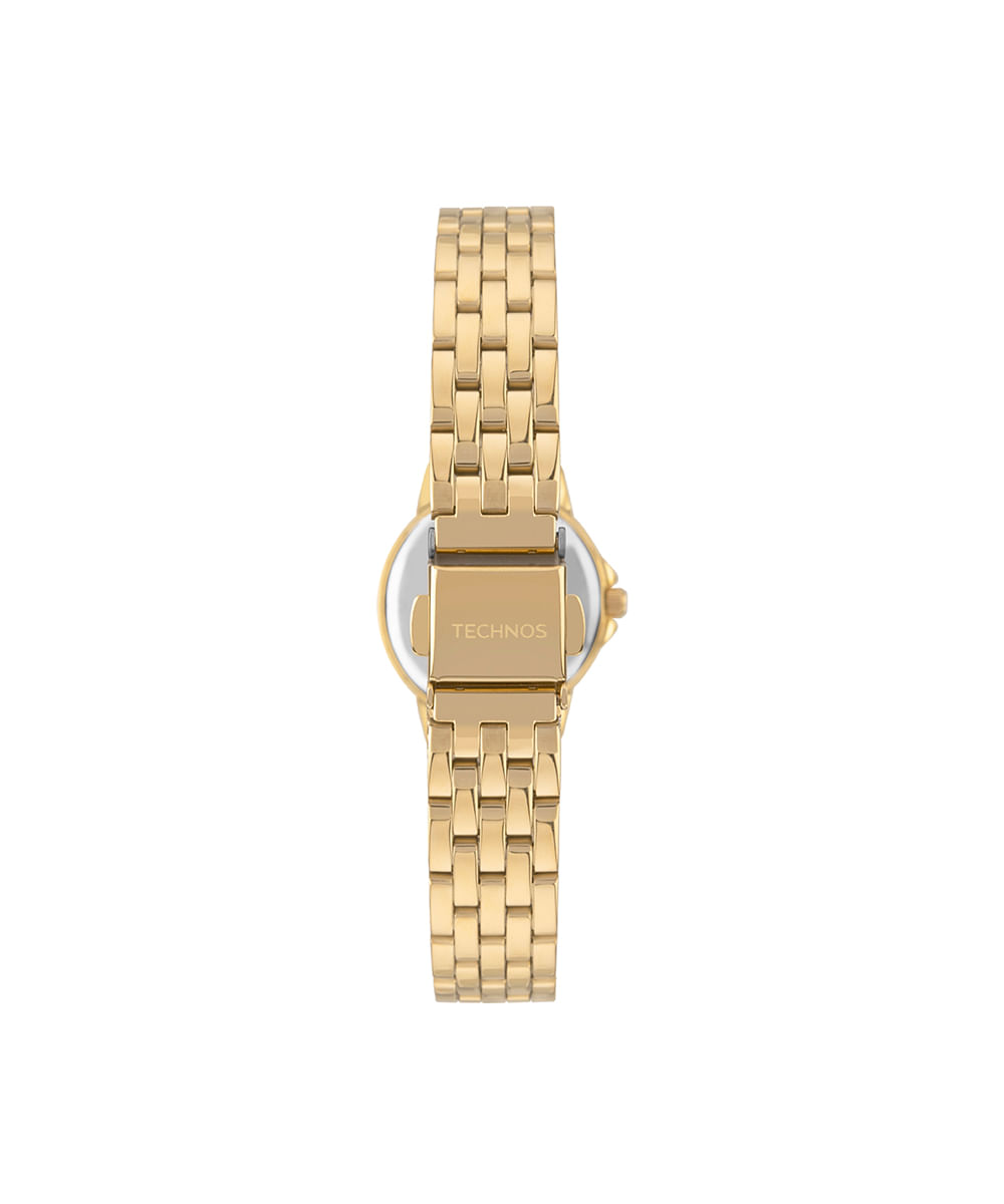 relógio feminino technos analógico 2035ncx1x dourado