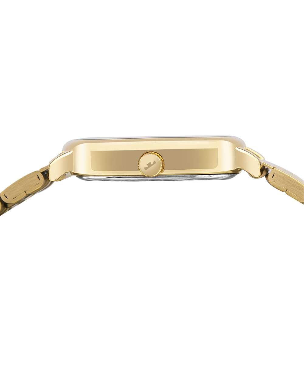 relógio feminino technos analógico gl32bb1d dourado