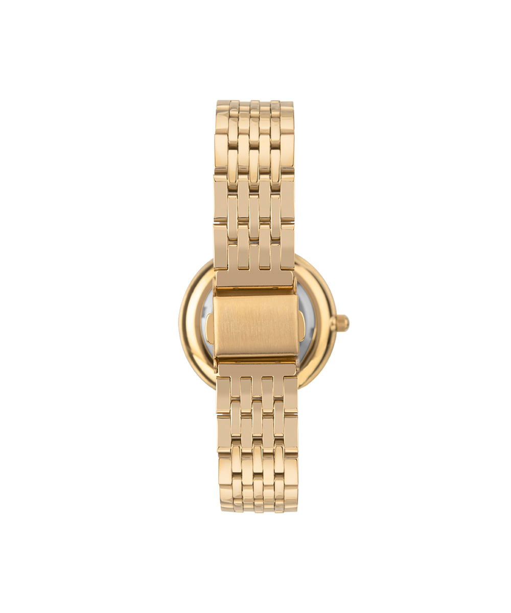 relógio feminino technos analógico 2025lug1x dourado
