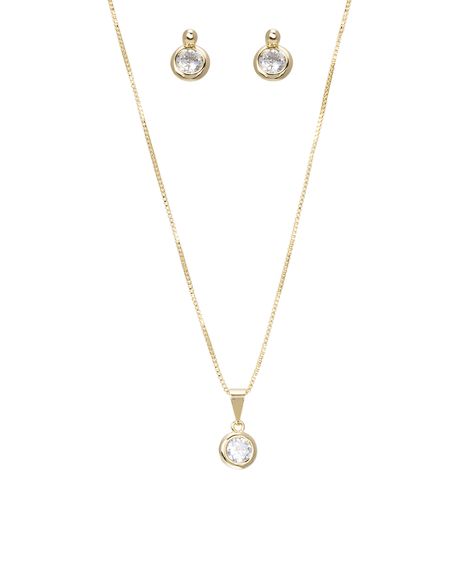 kit relógio feminino technos analógico 2035myak1d dourado