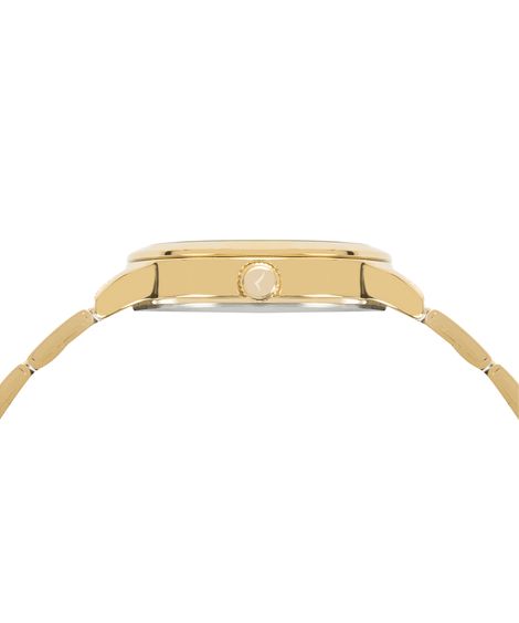 kit relógio feminino condor analógico co2035nklk4k dourado