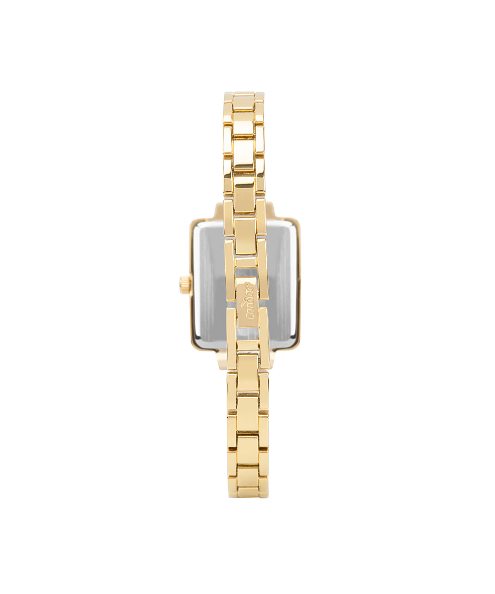 relógio feminino condor analógico co2035nqe5k dourado