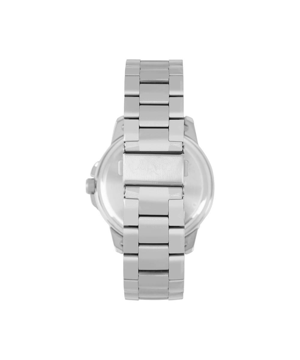 kit relógio masculino condor analógico calendário co2115naok4p prateado