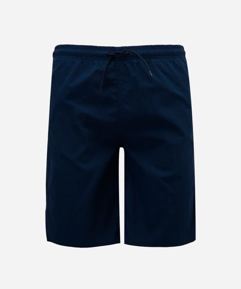 bermuda juvenil boardshorts com cós elástico azul