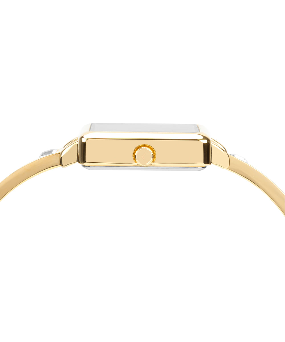 relógio feminino condor analógico co2035nqe5d dourado