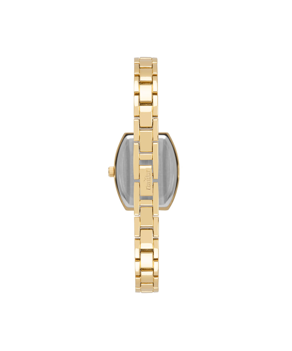 relógio feminino condor analógico co2035nqg5x dourado