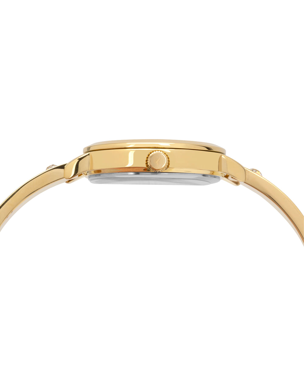 relógio feminino condor analógico co2035nqc5k dourado