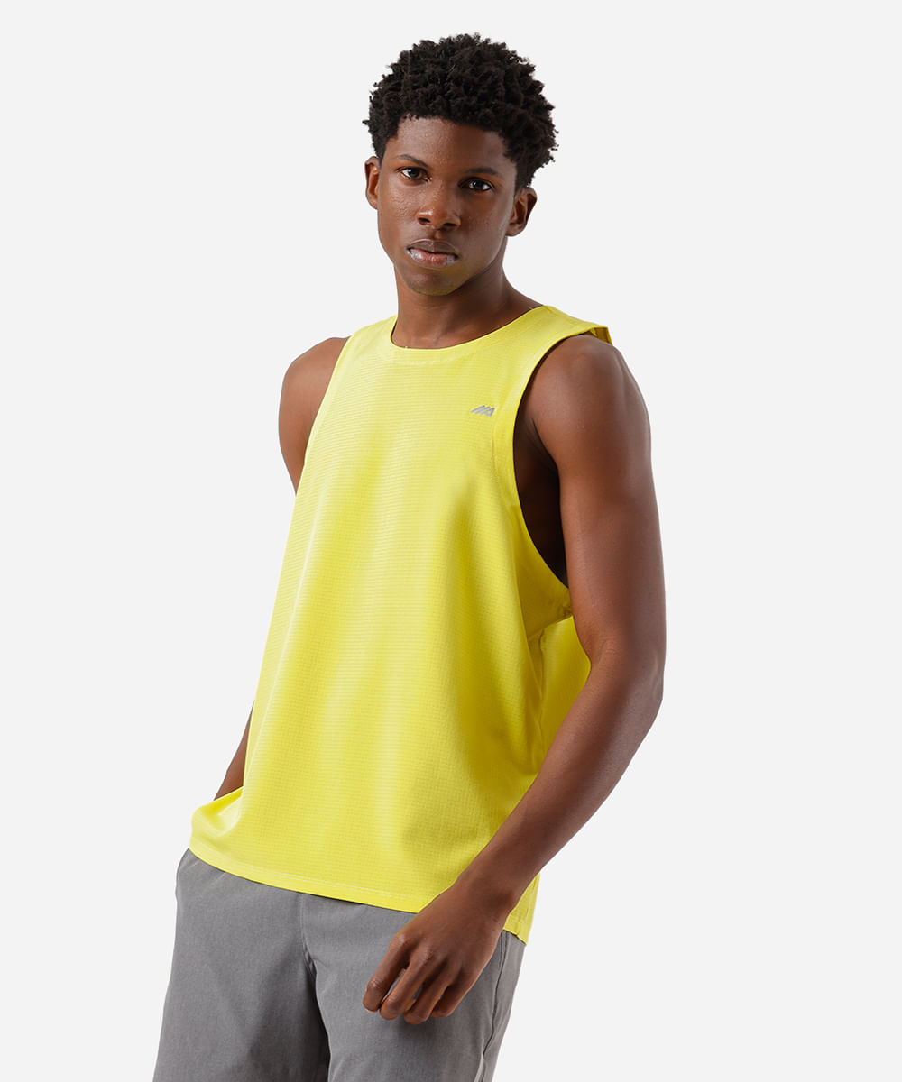 regata esportiva nadador masculina com refletivo texturizada verde