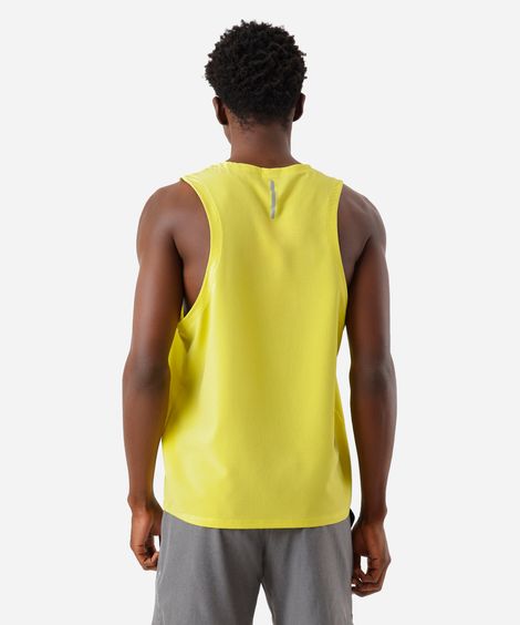 regata esportiva nadador masculina com refletivo texturizada verde