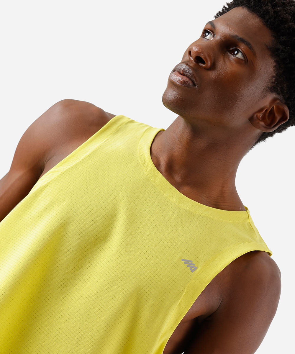 regata esportiva nadador masculina com refletivo texturizada verde