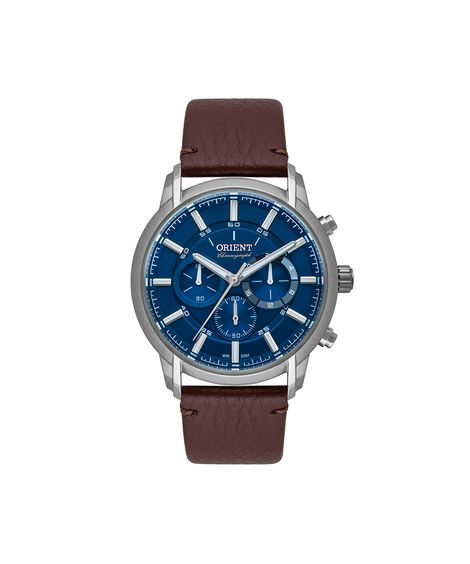 relógio masculino orient cronógrafo mbscc055d1nx prateado