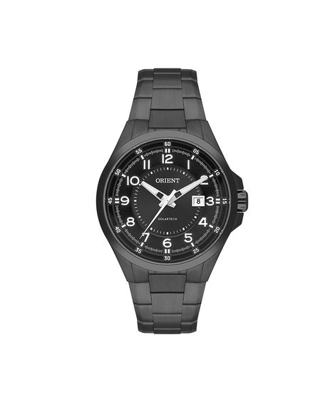 relógio masculino orient analógico calendário mpss1054p2px preto