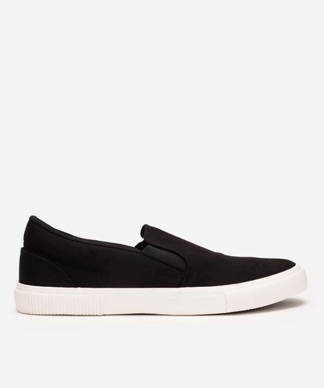 tênis slip on texturizado oneself preto