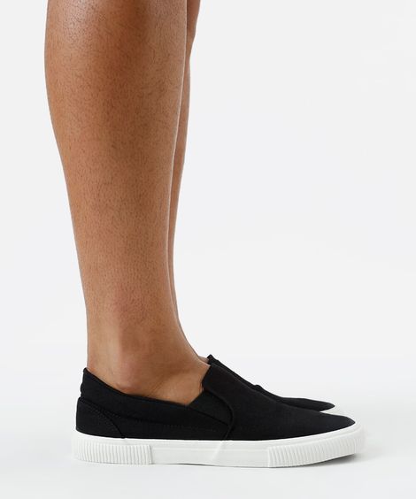 tênis slip on texturizado oneself preto
