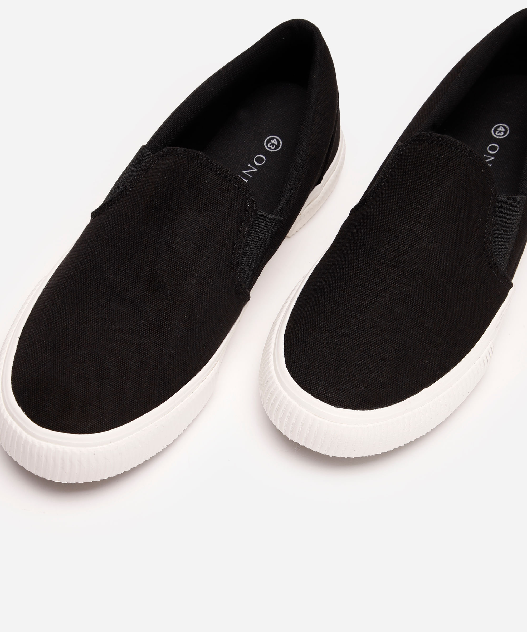 tênis slip on texturizado oneself preto