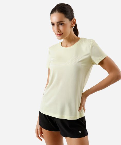 camiseta esportiva manga curta verde
