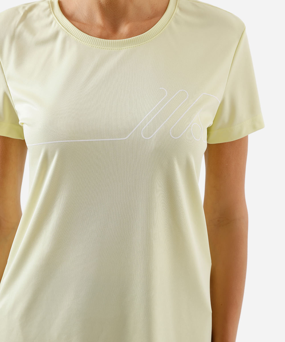 camiseta esportiva manga curta verde