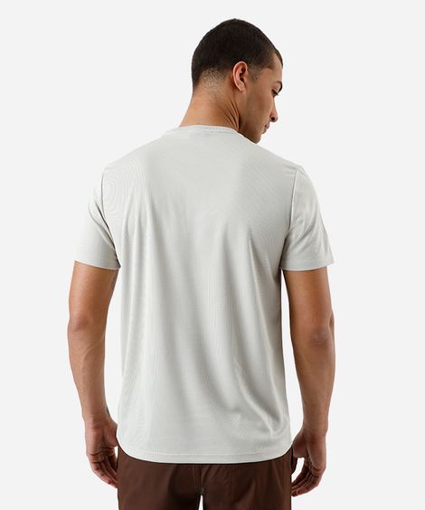 camiseta masculina esportiva camuflada bege