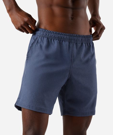 short masculino esportivo azul