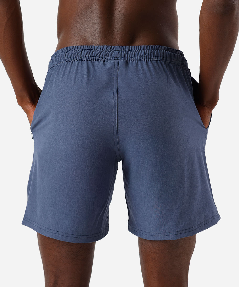 short masculino esportivo azul