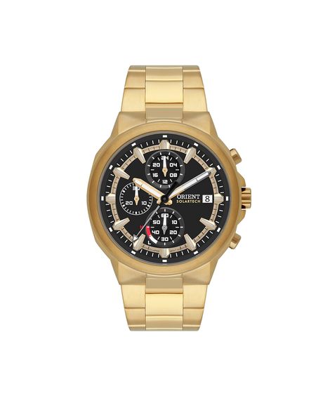 relógio masculino orient cronógrafo mgssc069p1kx dourado