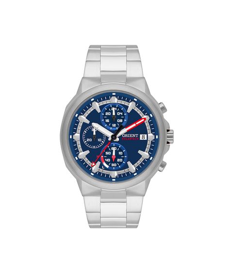 relógio masculino orient cronógrafo mbssc282d1sx prateado