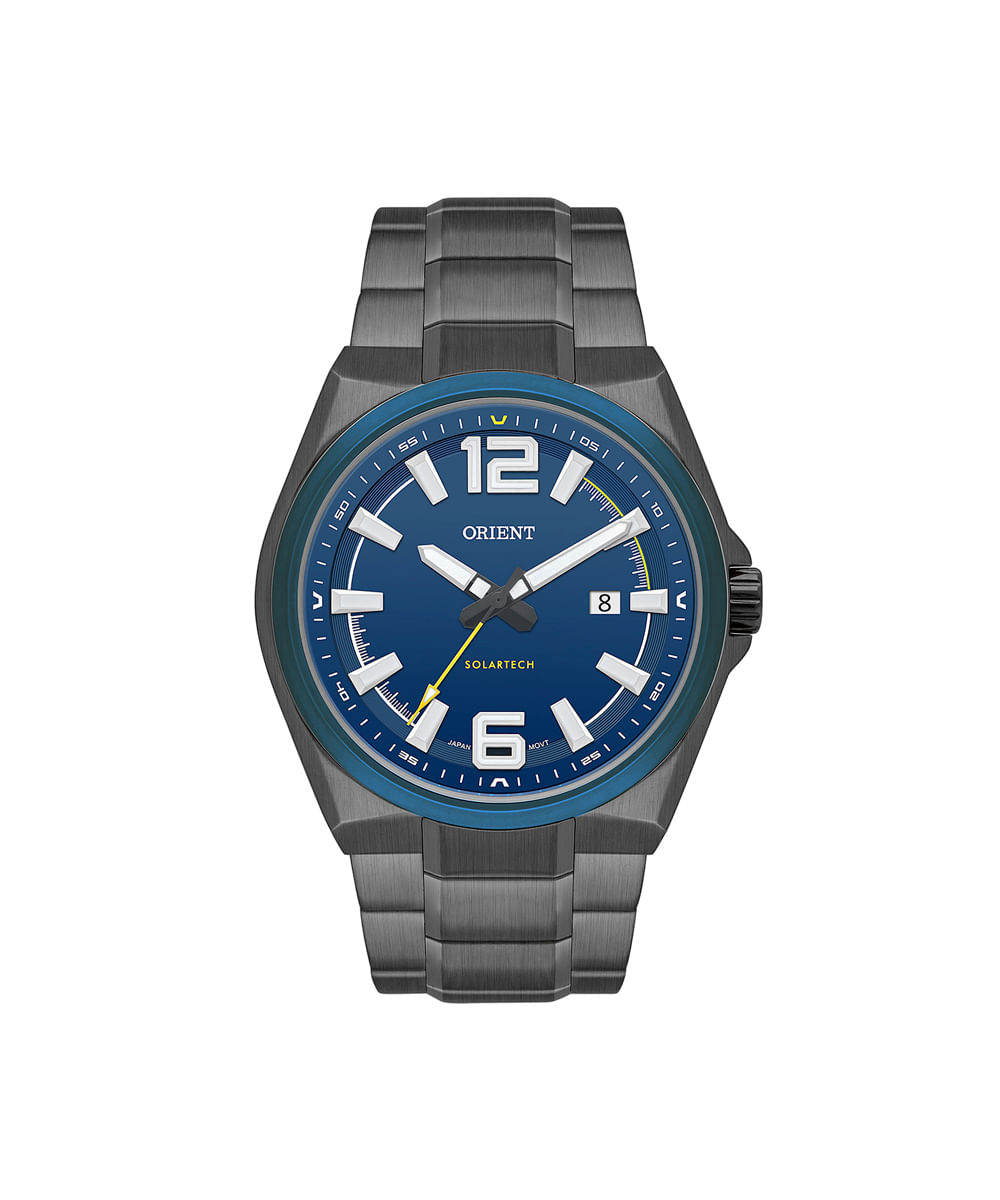 relógio masculino orient analógico calendário mpss1058d2gx preto