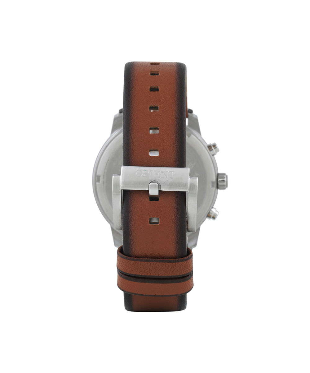 relógio masculino orient cronógrafo mtscc047a1mx prateado