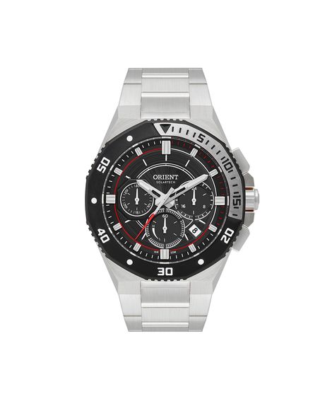 relógio masculino orient cronógrafo mbssc277g1sx prateado