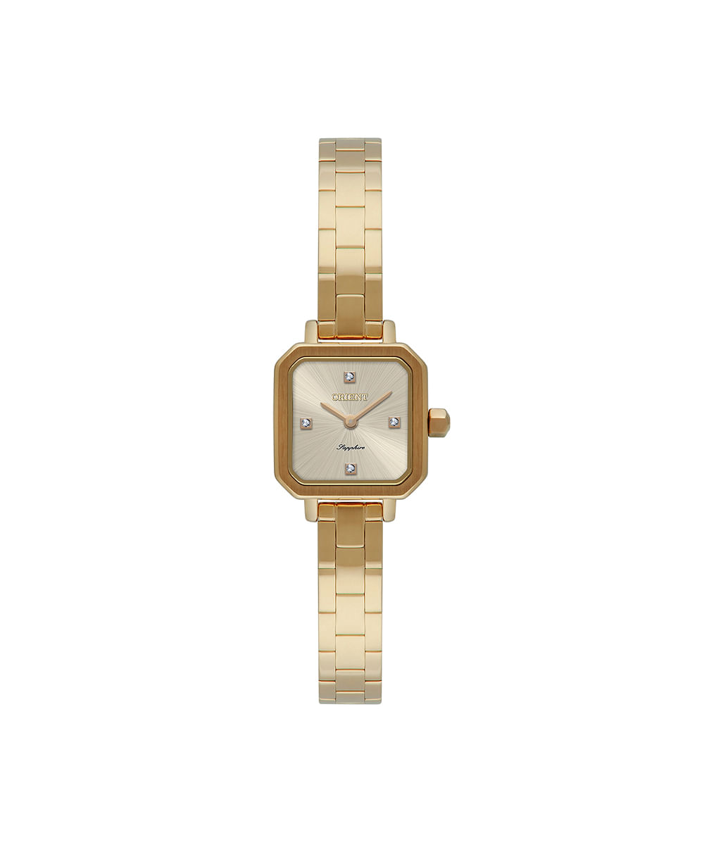 relógio feminino orient analógico lgss0067c1kx dourado