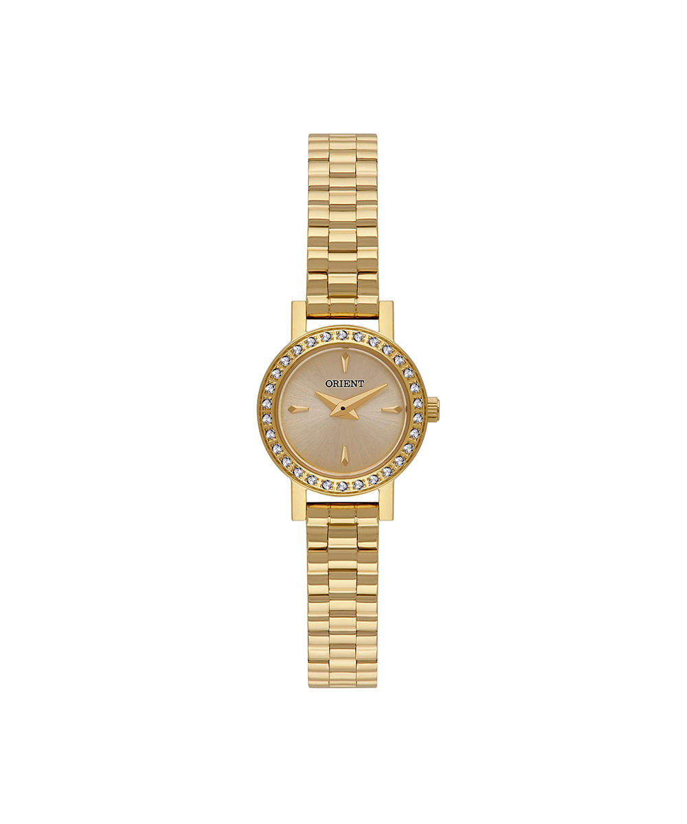 relógio feminino orient analógico fgss0214c1kx dourado