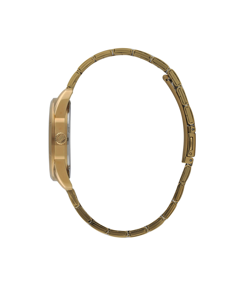 relógio feminino orient analógico calendário fgss1230s2kx dourado