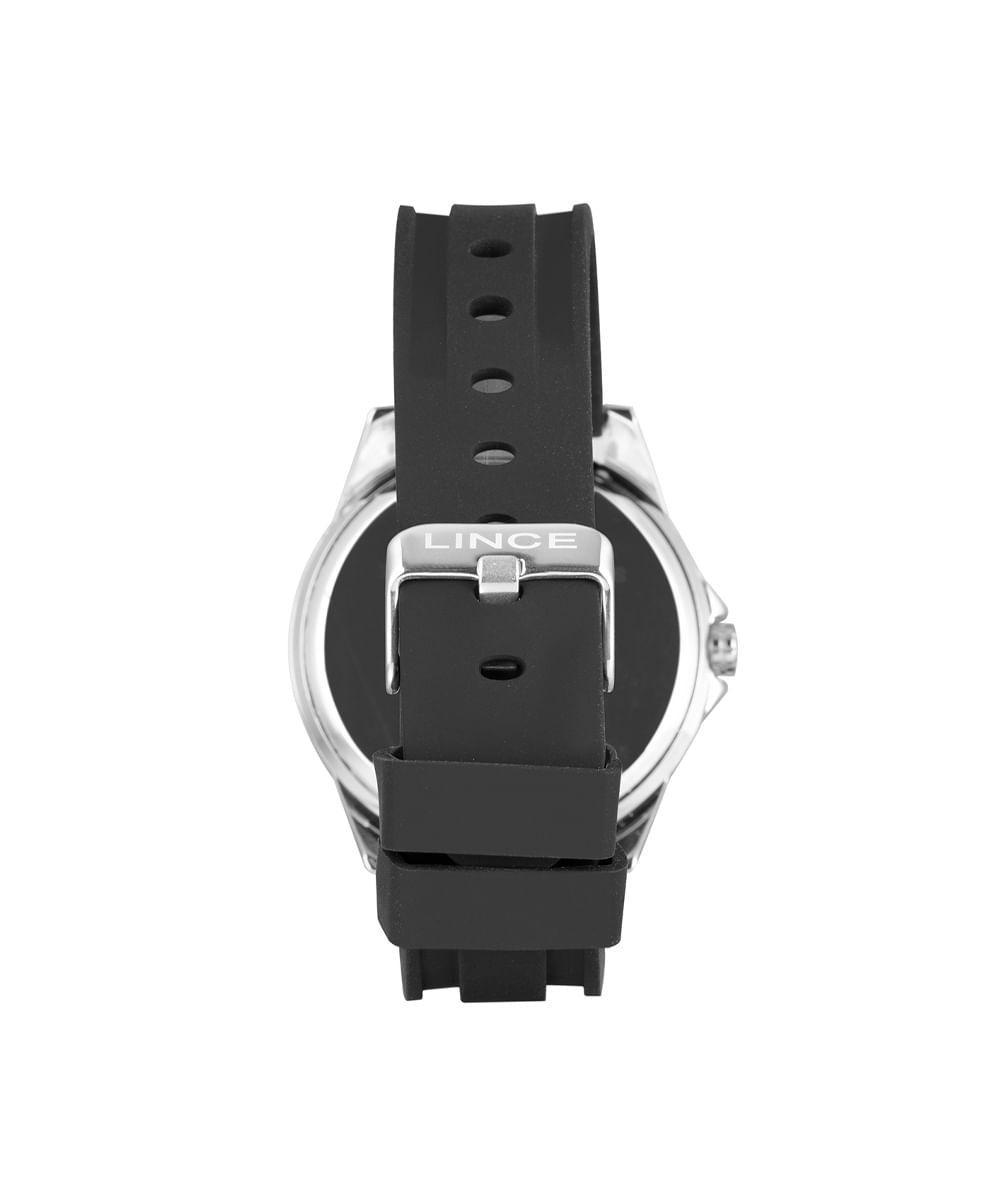 kit relógio masculino lince analógico mrpm004l46k0amp2px prateado