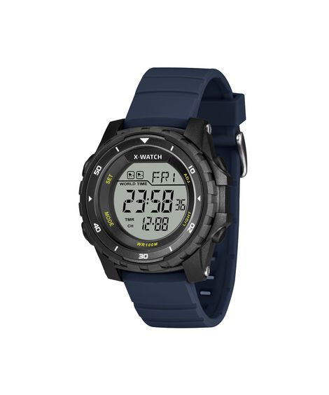 relógio masculino x watch digital xmppd769bxdx preto