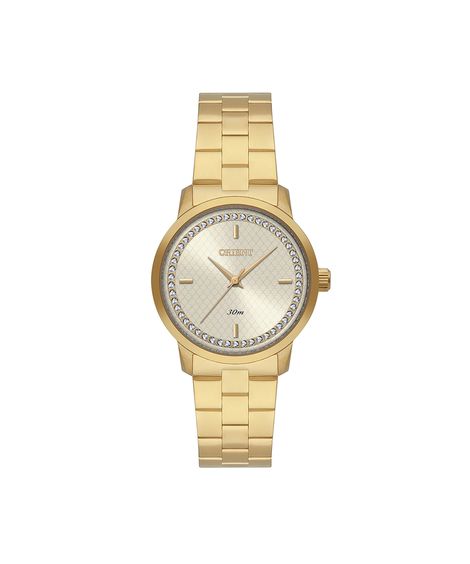 relógio feminino orient analógico fgss0239c1kx dourado