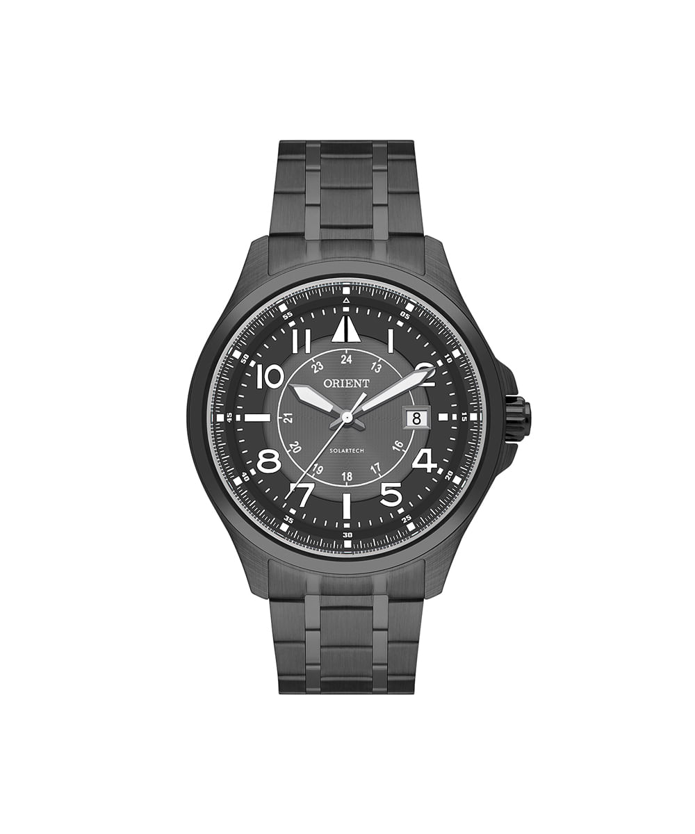 relógio masculino orient analógico calendário mpss1053p2px preto