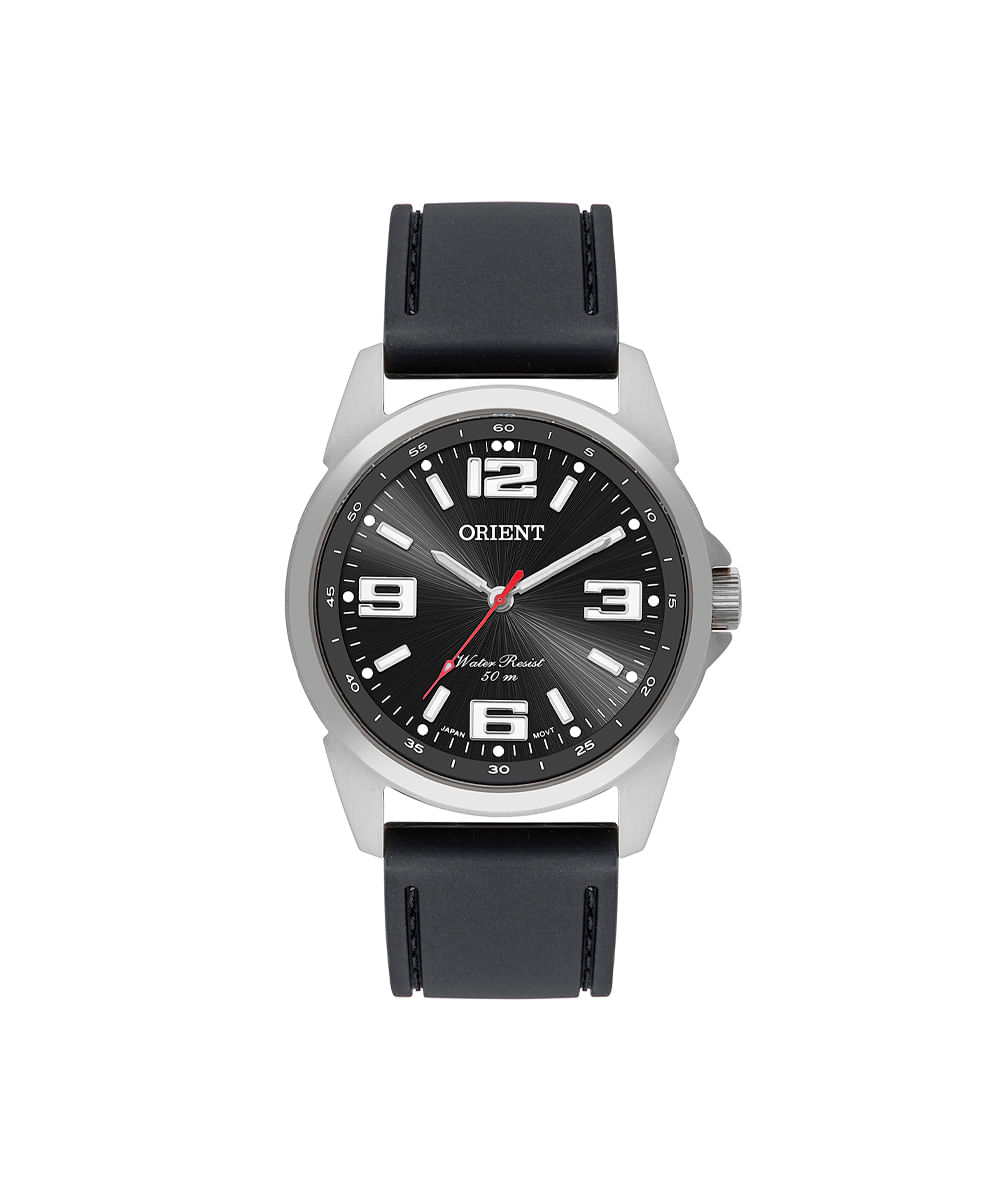 relógio masculino orient analógico mbsp0002p2px prateado