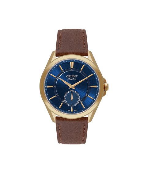 relógio masculino orient analógico mgsc0004d1nx dourado