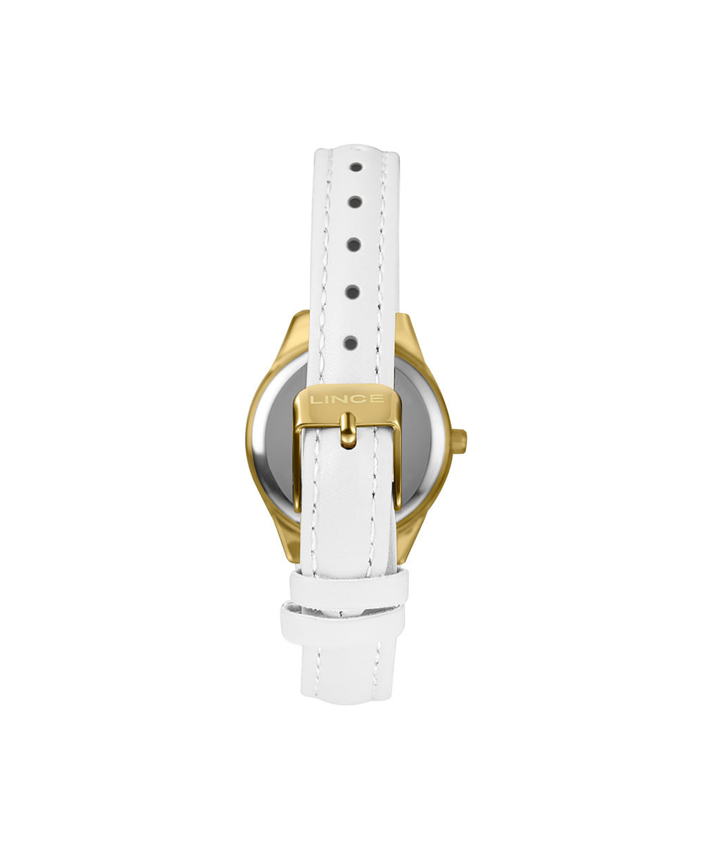 kit relógio feminino lince analógico lrch238l30k0fxc2bx dourado