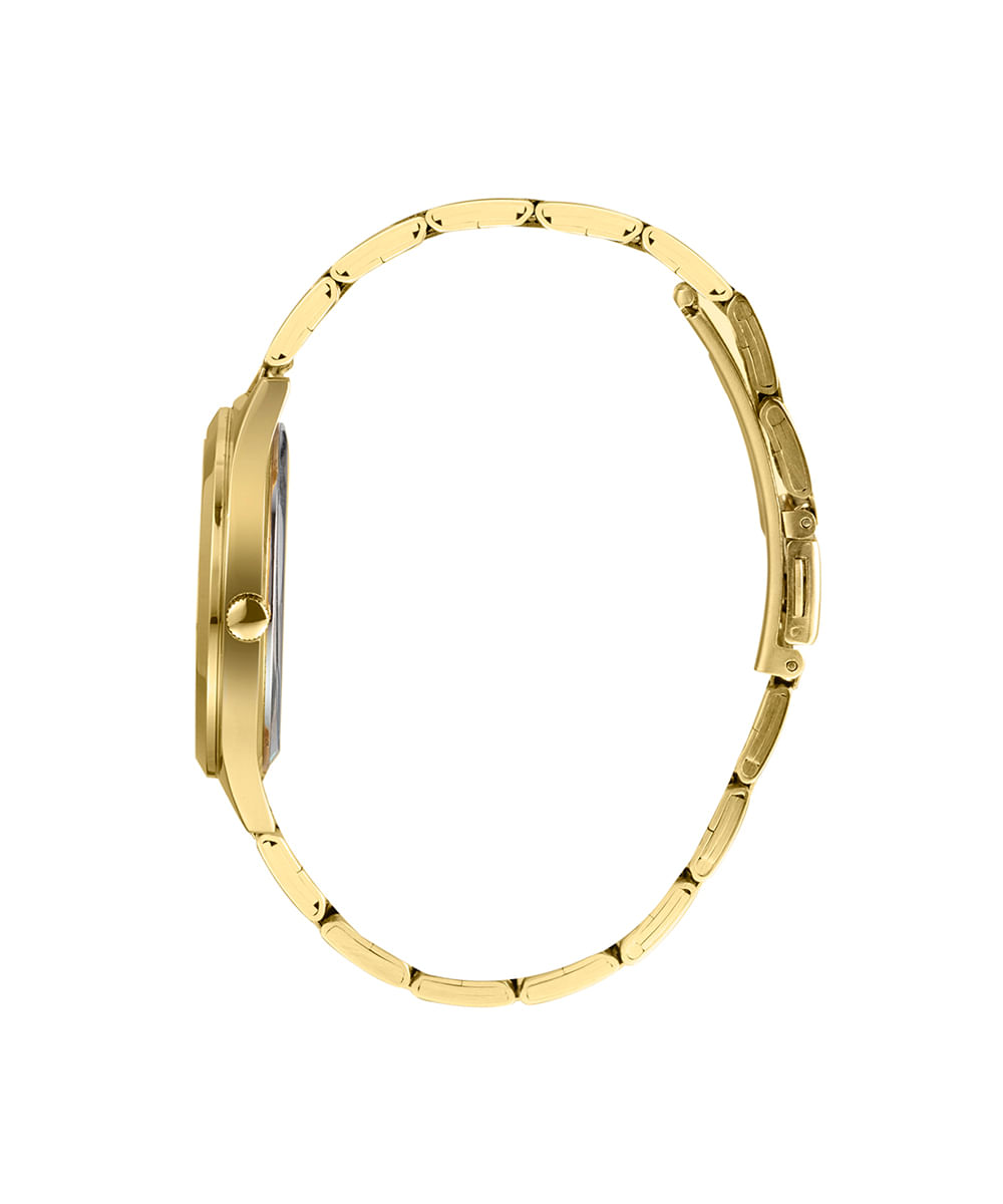 kit relógio feminino lince analógico lrgm029l38c2kxpj dourado