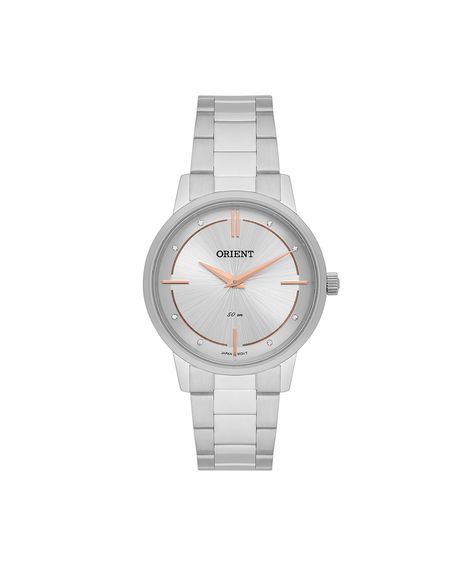 relógio feminino orient analógico fbss0138s1sx prateado