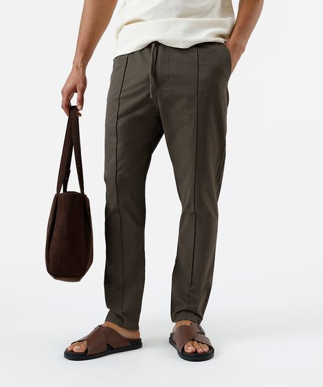 calça masculina relaxed jogger verde